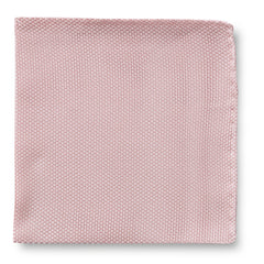 Pocket Square Light Pink Pure Silk Grenadine