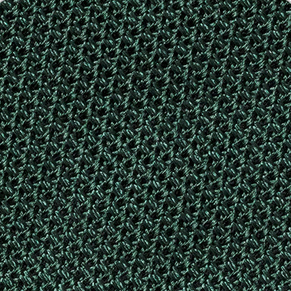 Pocket Square Dark Green Pure Silk Grenadine