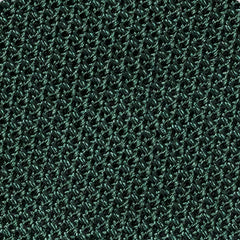 Pocket Square Dark Green Pure Silk Grenadine