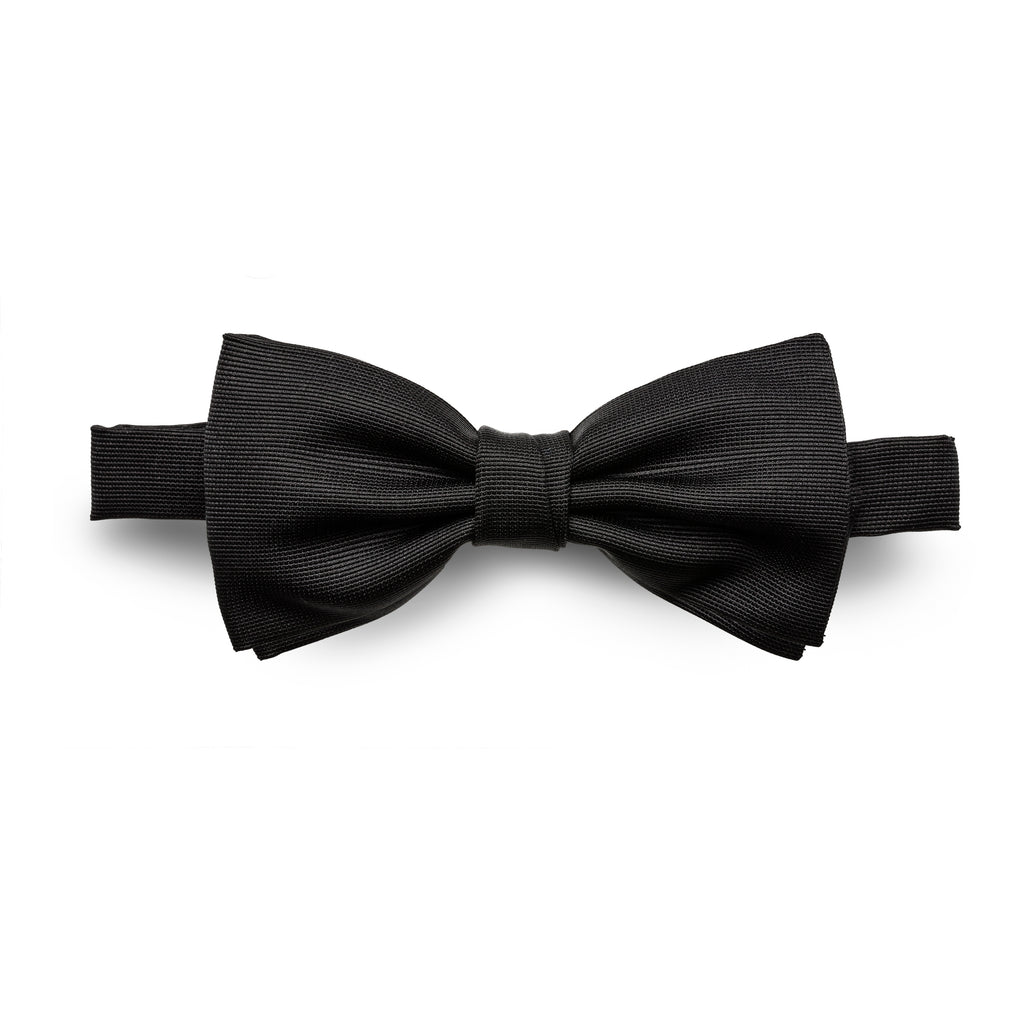 Bow Tie Ottoman Black