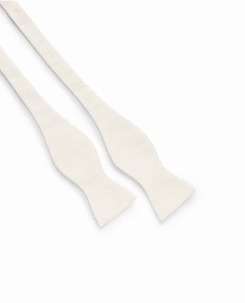 Bow Tie Ottoman Ivory