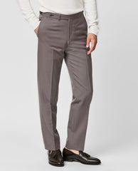Nikke Trousers NIKKE Taupe Pure Fine Merino Wool Twill