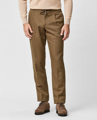 Nikke Trousers NIKKE Camel Pure Fine Merino Wool Twill