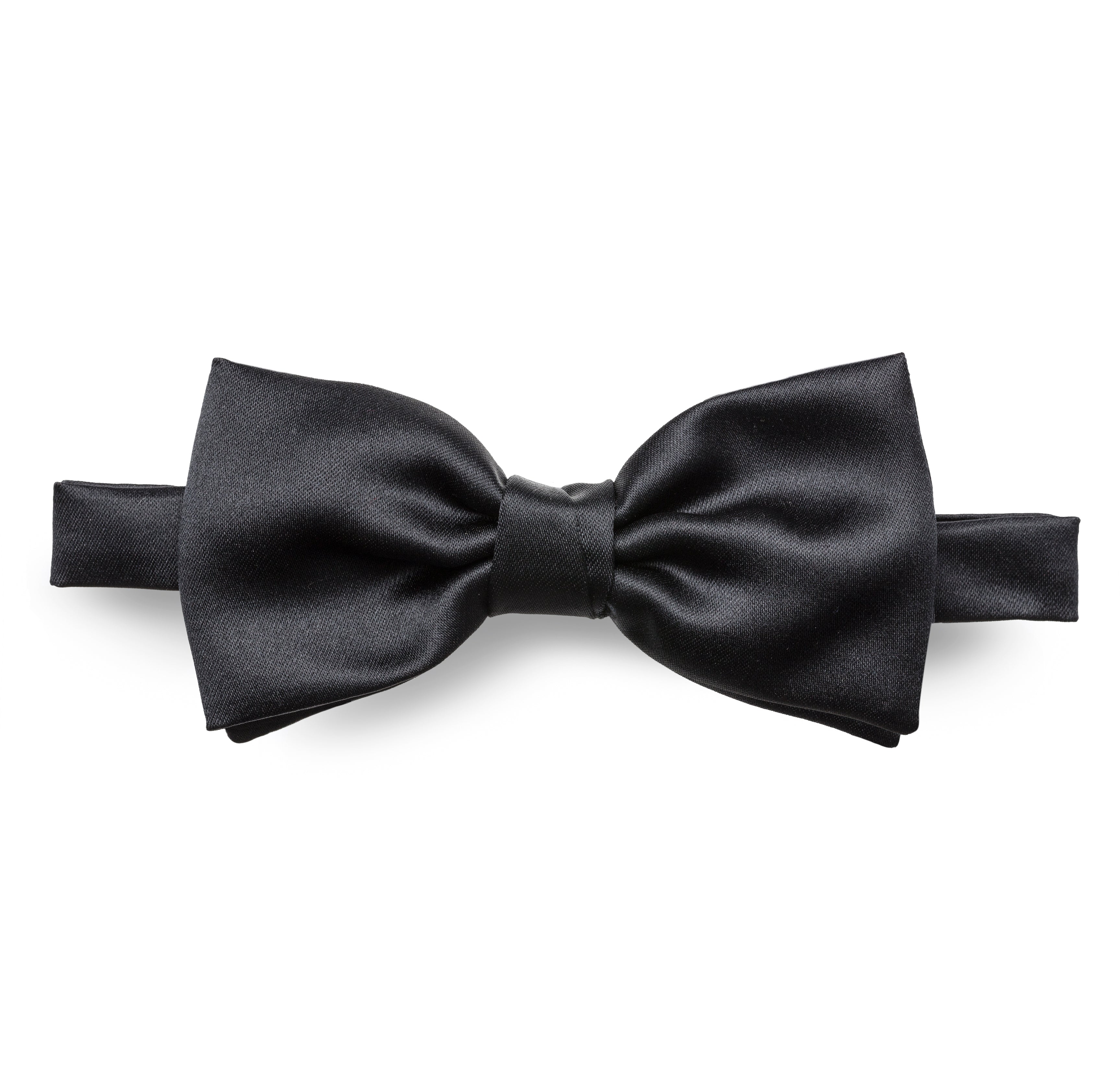 Bow Tie Black Satin