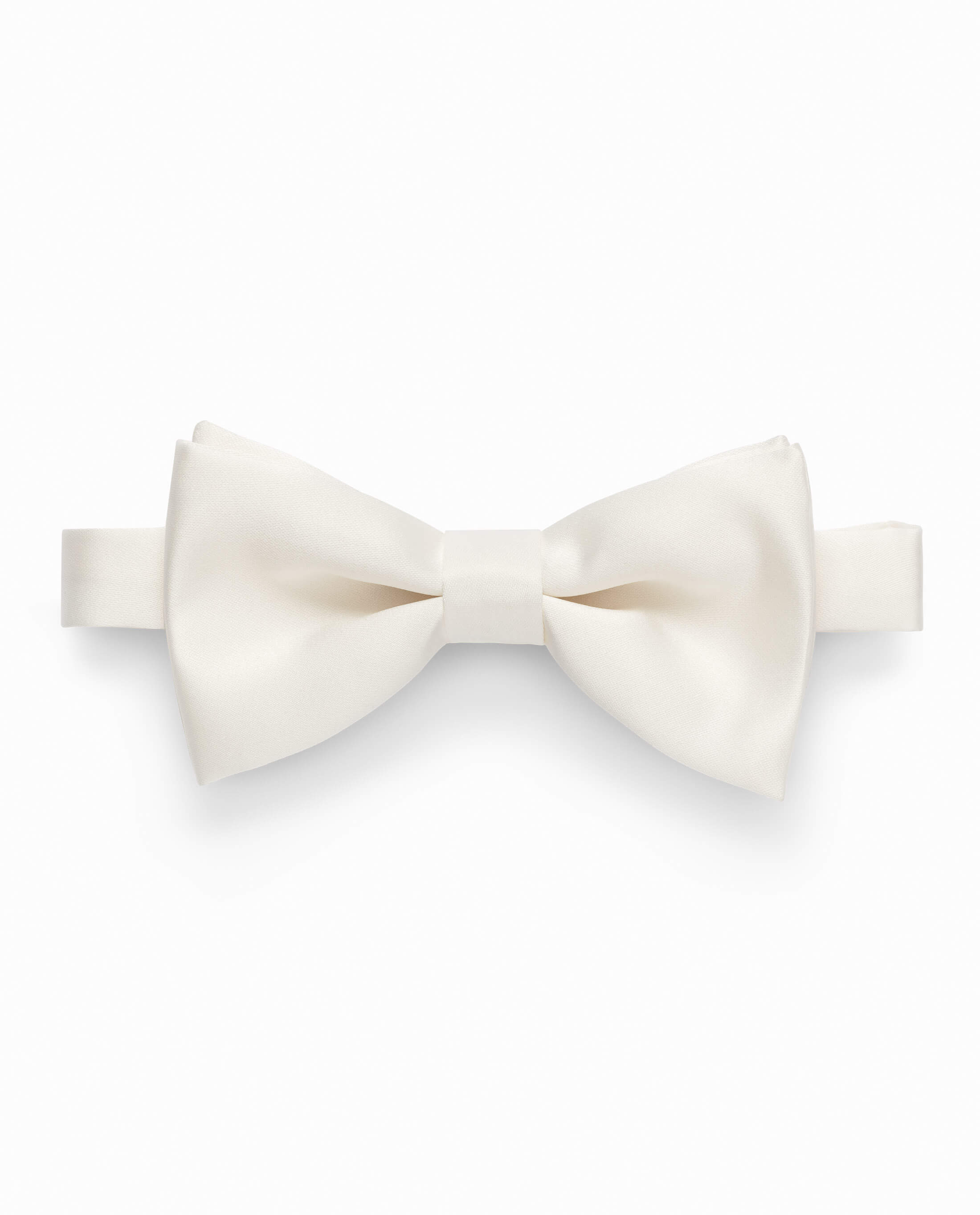 Bow Tie Ivory Satin