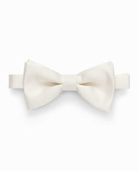 Bow Tie Ivory Satin