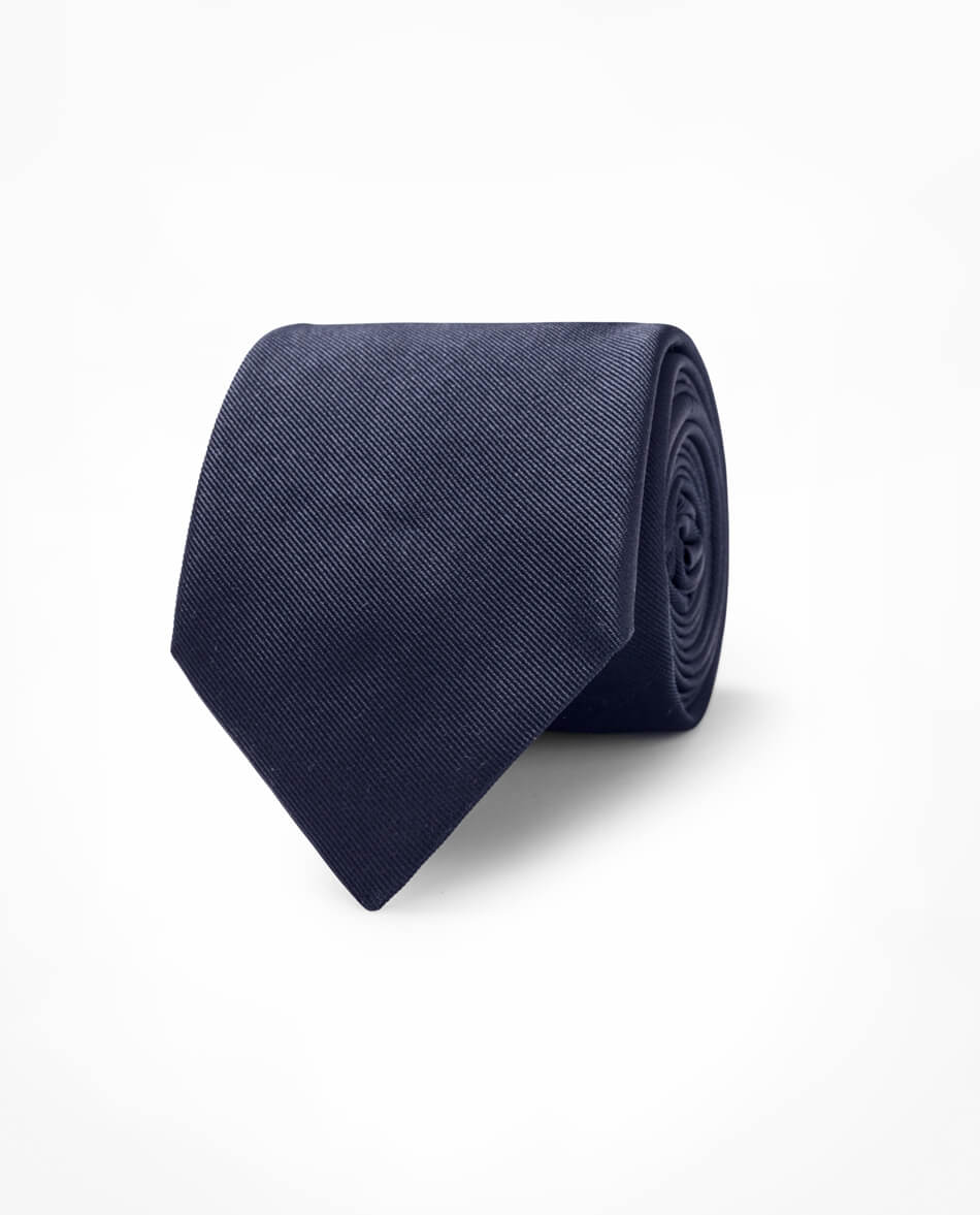 Midnight Blue Pure Silk Tie