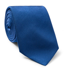 Cobalt Blue Pure Silk Tie