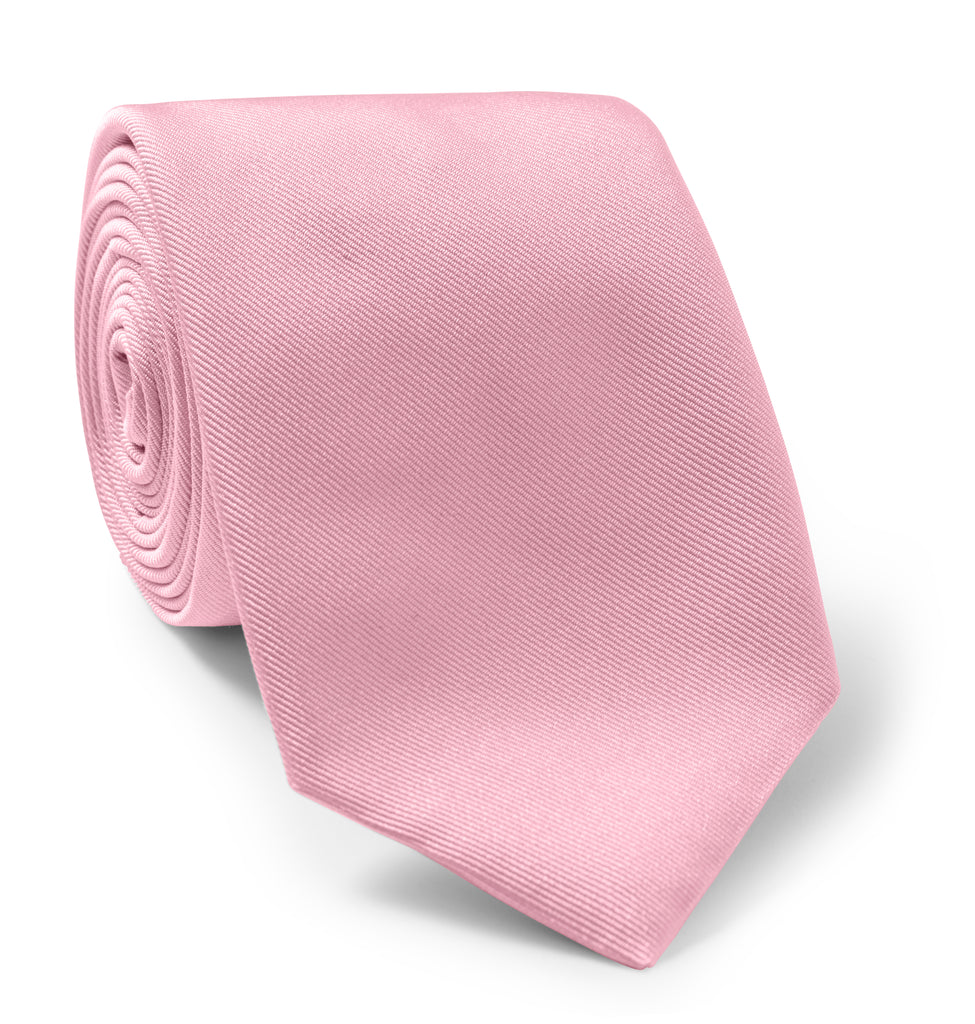 Pink Pure Silk Tie
