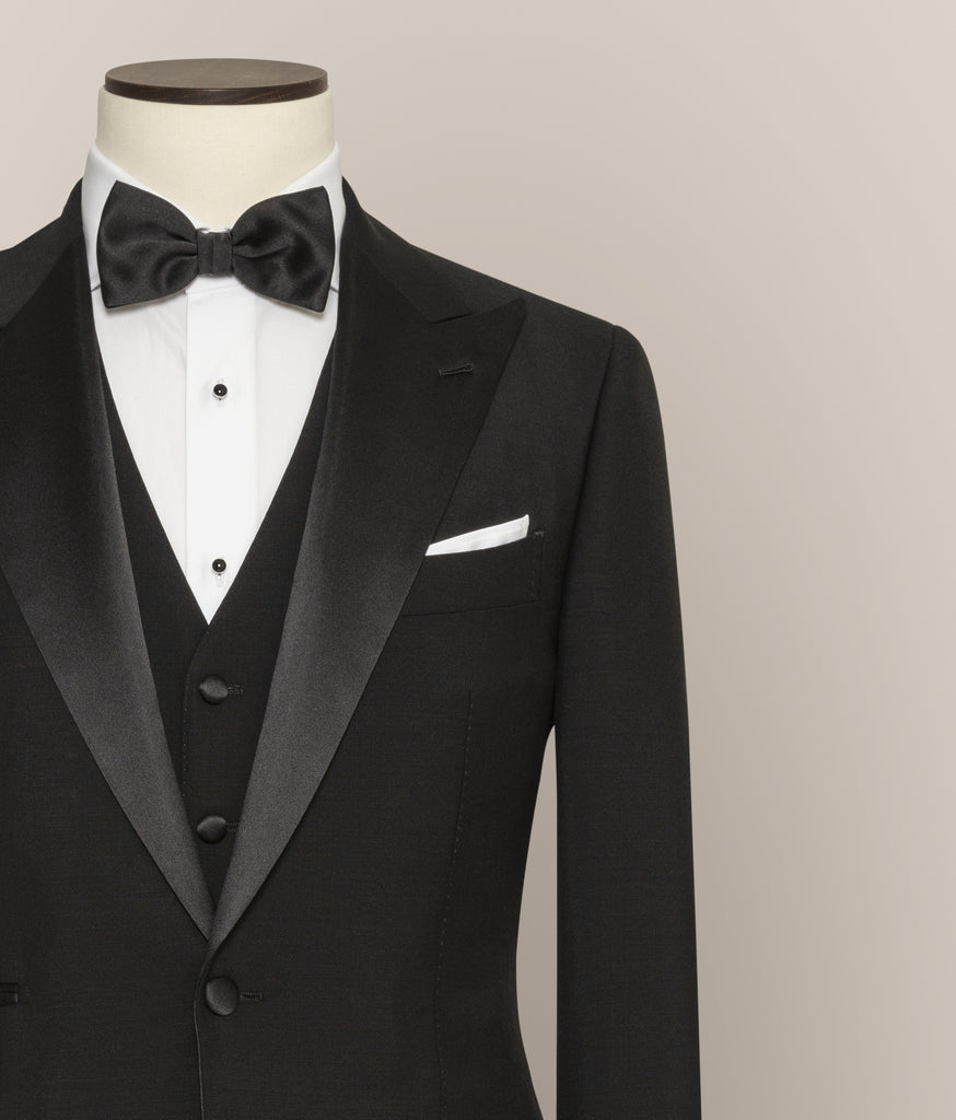 Barberis Canonico Tropical Merino Wool & Mohair Black