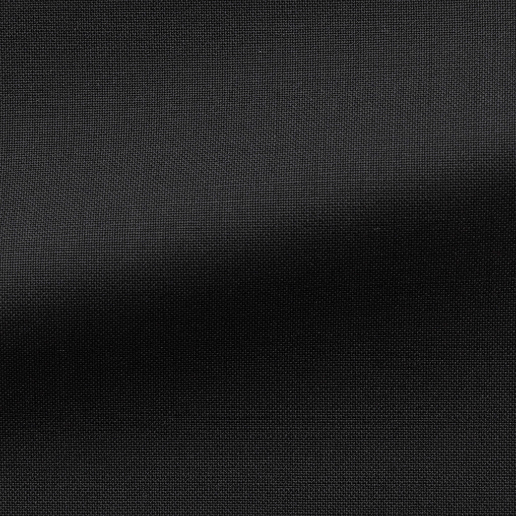 Barberis Canonico Tropical Merino Wool & Mohair Black Ceremonial Trousers