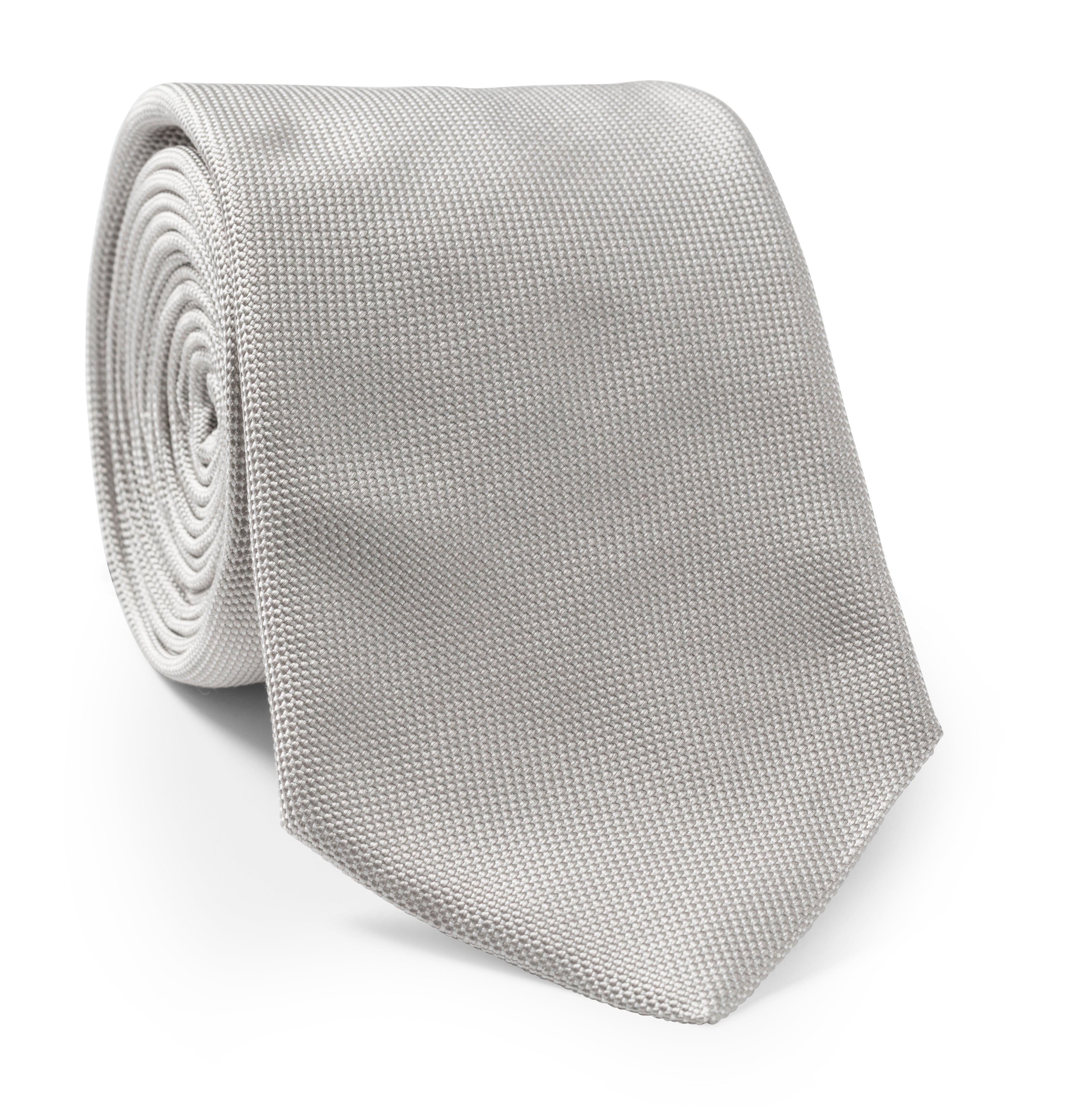 Silver Pure Silk with Fine Micro-design