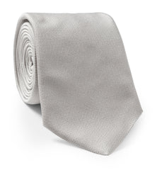 Silver Pure Silk with Fine Micro-design