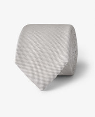 Silver Pure Silk with Micro-design
