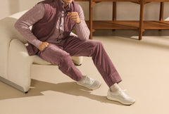 Pontoglio Mauve Stretch Cotton Corduroy