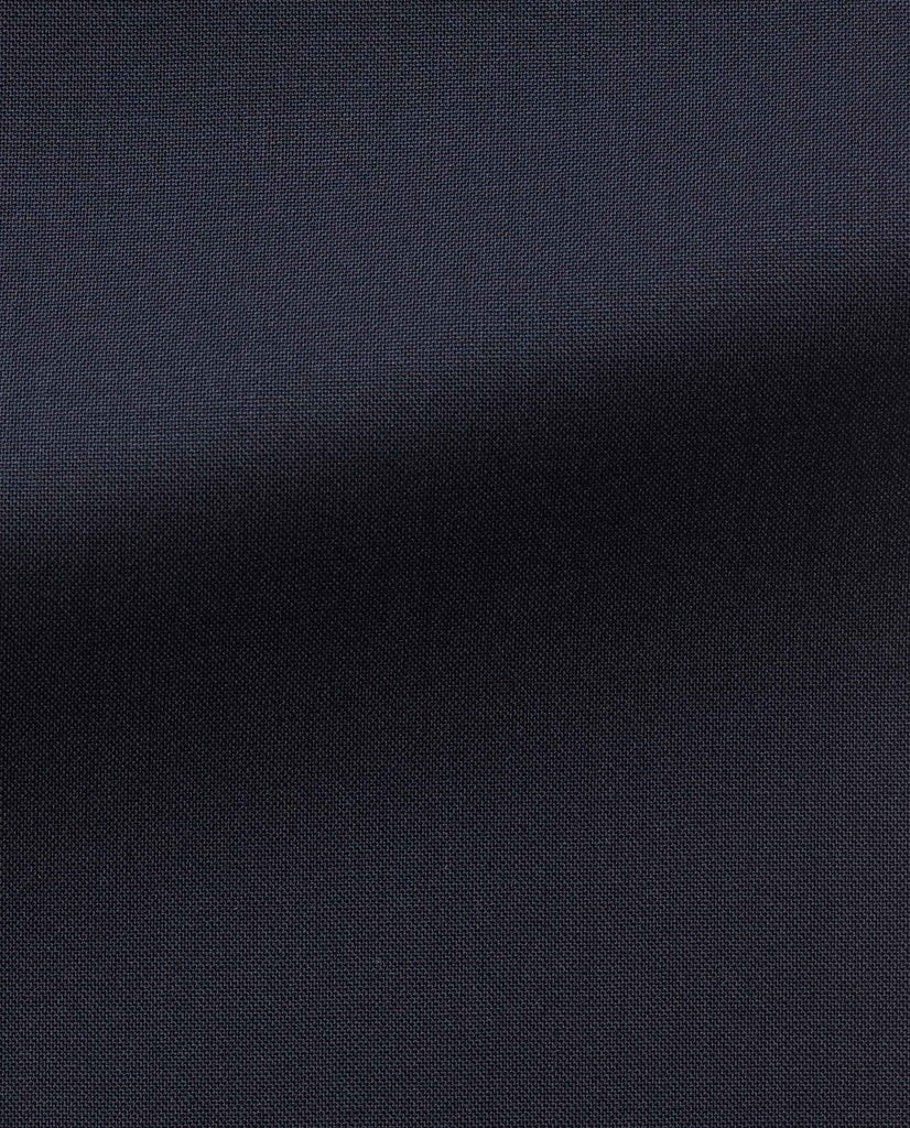 Barberis Canonico Dark Blue Plain Weave S110 Doppio Ritorto Tropical Merino Wool
