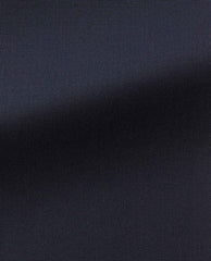 Barberis Canonico Dark Blue Plain Weave S110 Doppio Ritorto Tropical Merino Wool