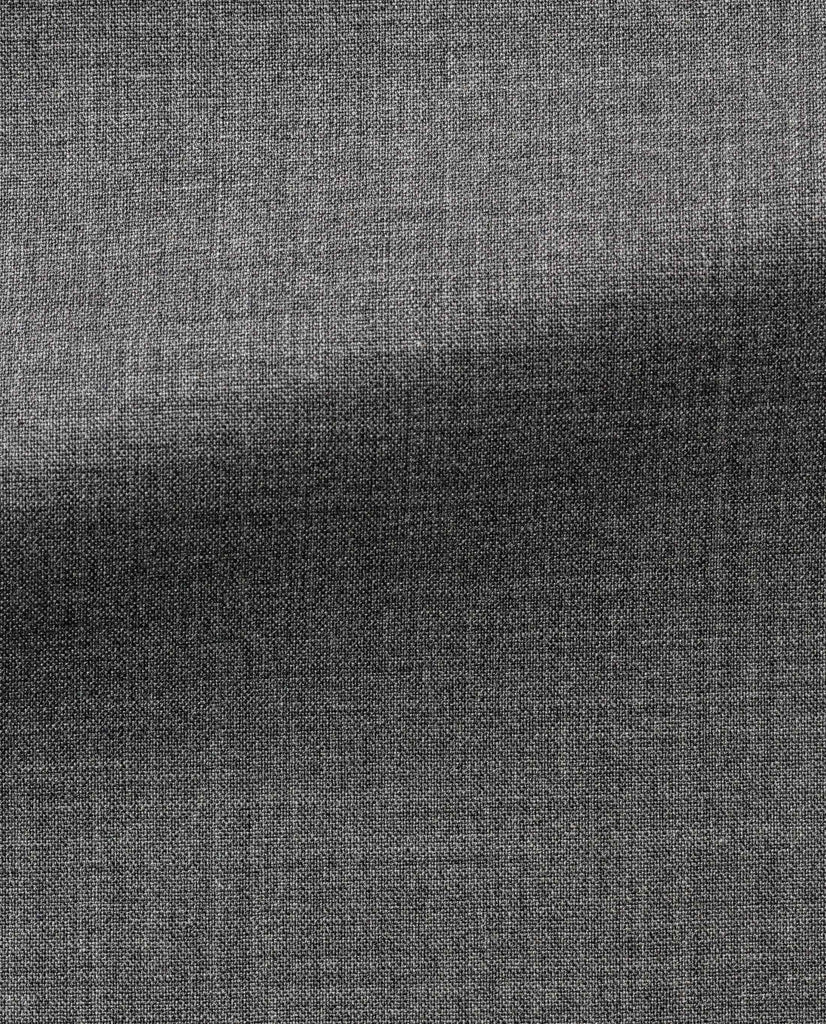 Barberis Canonico Mid Grey S110 Doppio Ritorto Plain Tropical Merino Wool