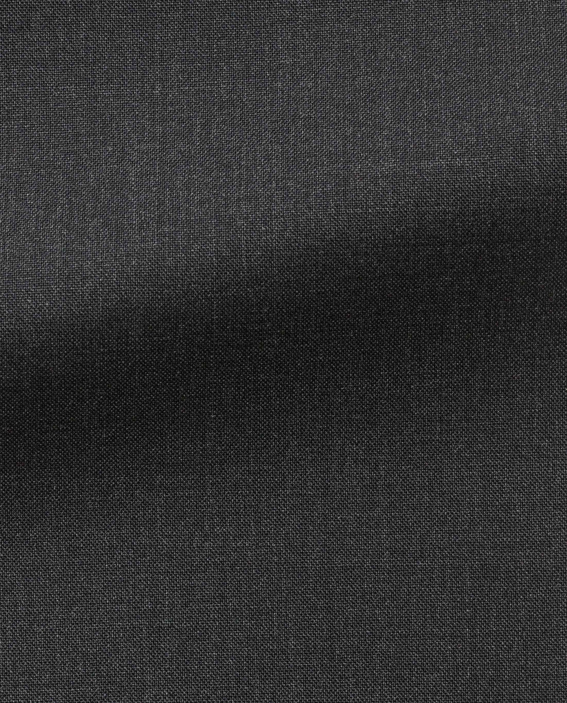 Barberis Canonico Charcoal Grey Plain Weave S110 Tropical Merino Wool