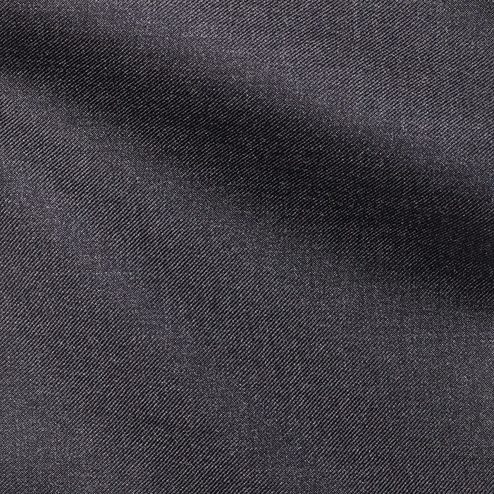 Barberis Canonico Dark Grey Twill S110 Merino Wool Doppio Ritorto