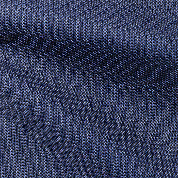 Barberis Canonico Neapolitan Blue Birdseye S110 Merino Wool Doppio Ritorto