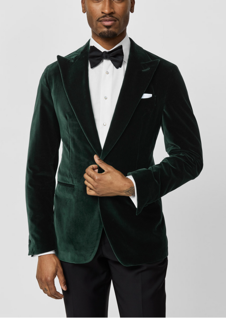 Ariston di Napoli Forest Green Velvet Soft Solid Cotton