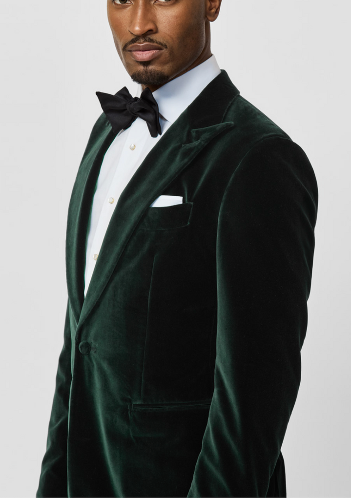 Ariston di Napoli Forest Green Velvet Soft Solid Cotton