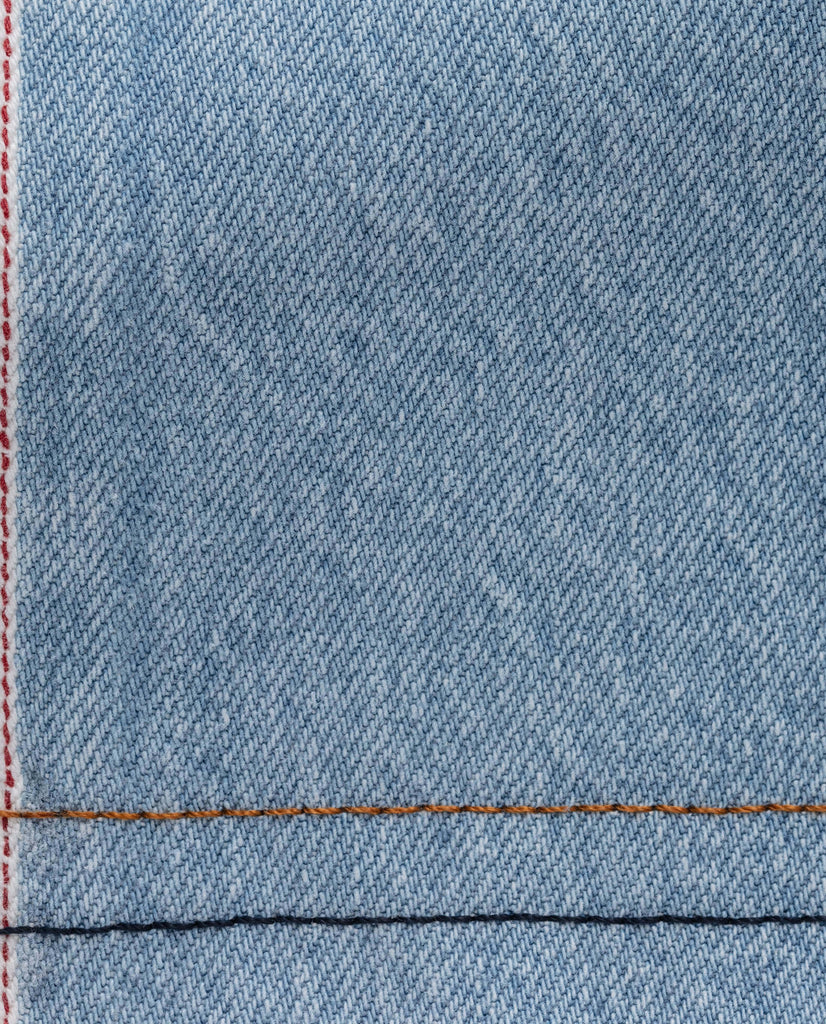 Candiani Light Blue Selvedge Rigid Washed Jeans