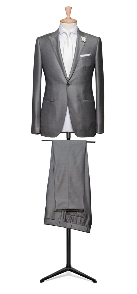 Fratelli Tallia di Delfino Light Grey Wool & Silk