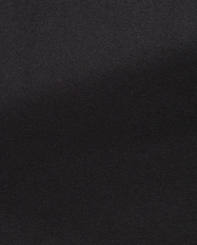 Canclini Black Organic Cotton Oxford Flannel