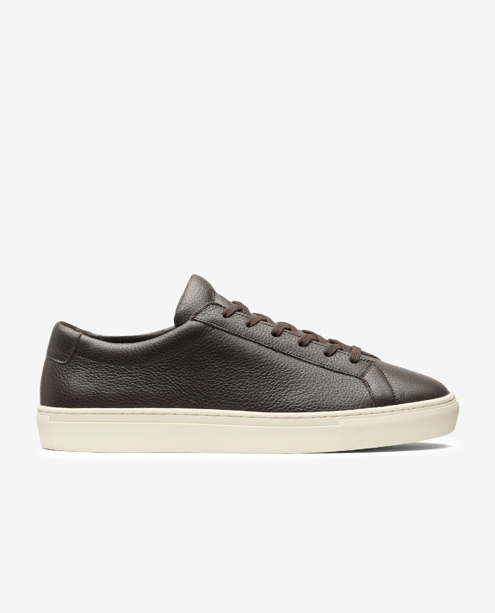 Sneaker grain calf chocolate brown