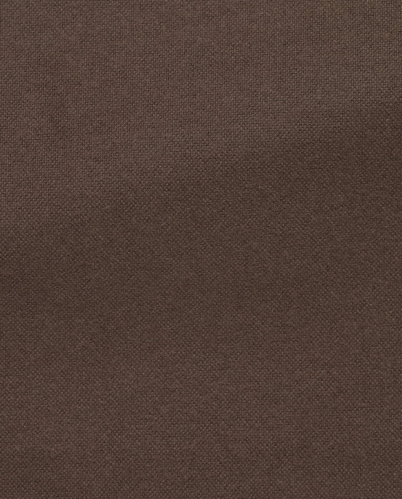 Canclini Coffee Brown Organic Cotton Oxford Flannel