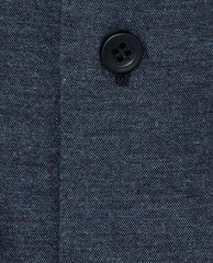 Canclini Denim Blue Organic Cotton Flannel Plain Weave
