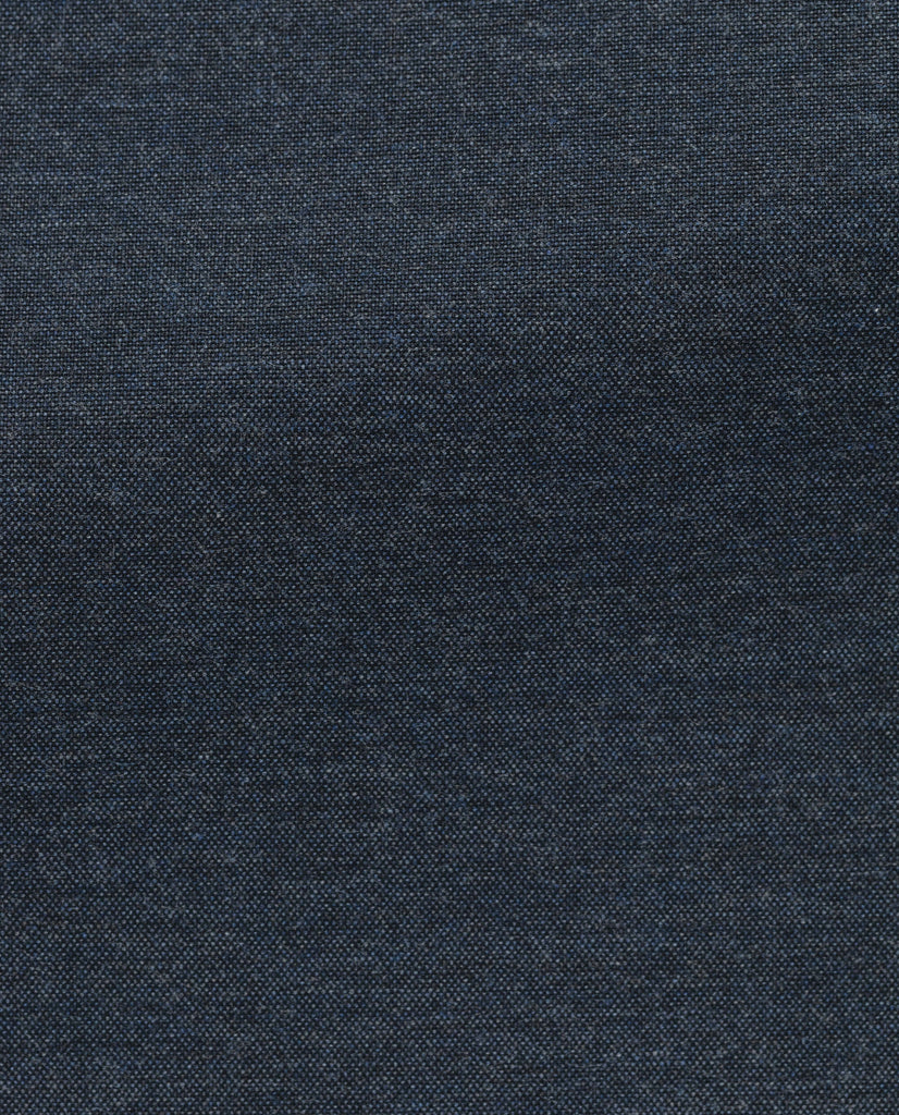 Canclini Denim Blue Organic Cotton Flannel Plain Weave