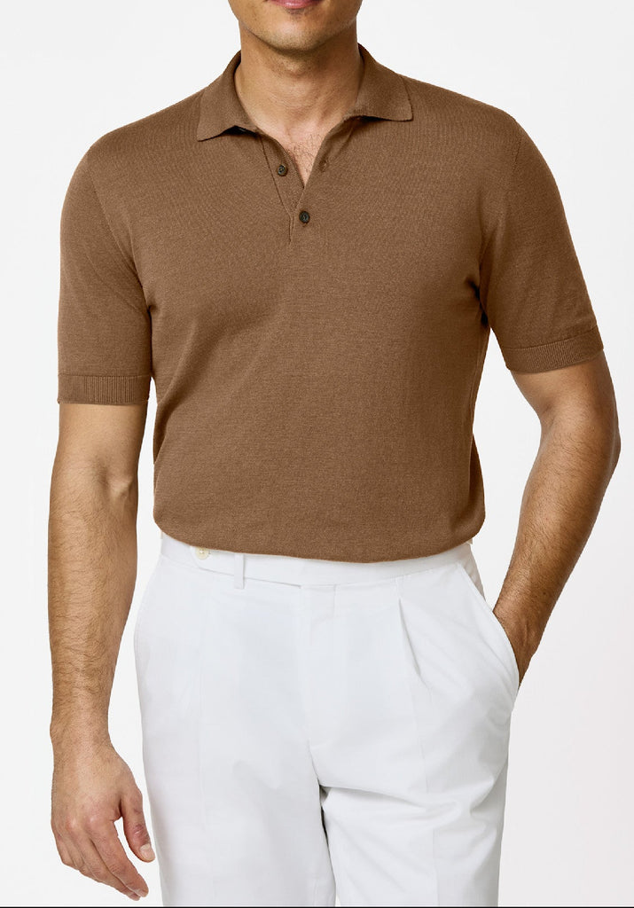 Chocolate Brown Cotton-silk