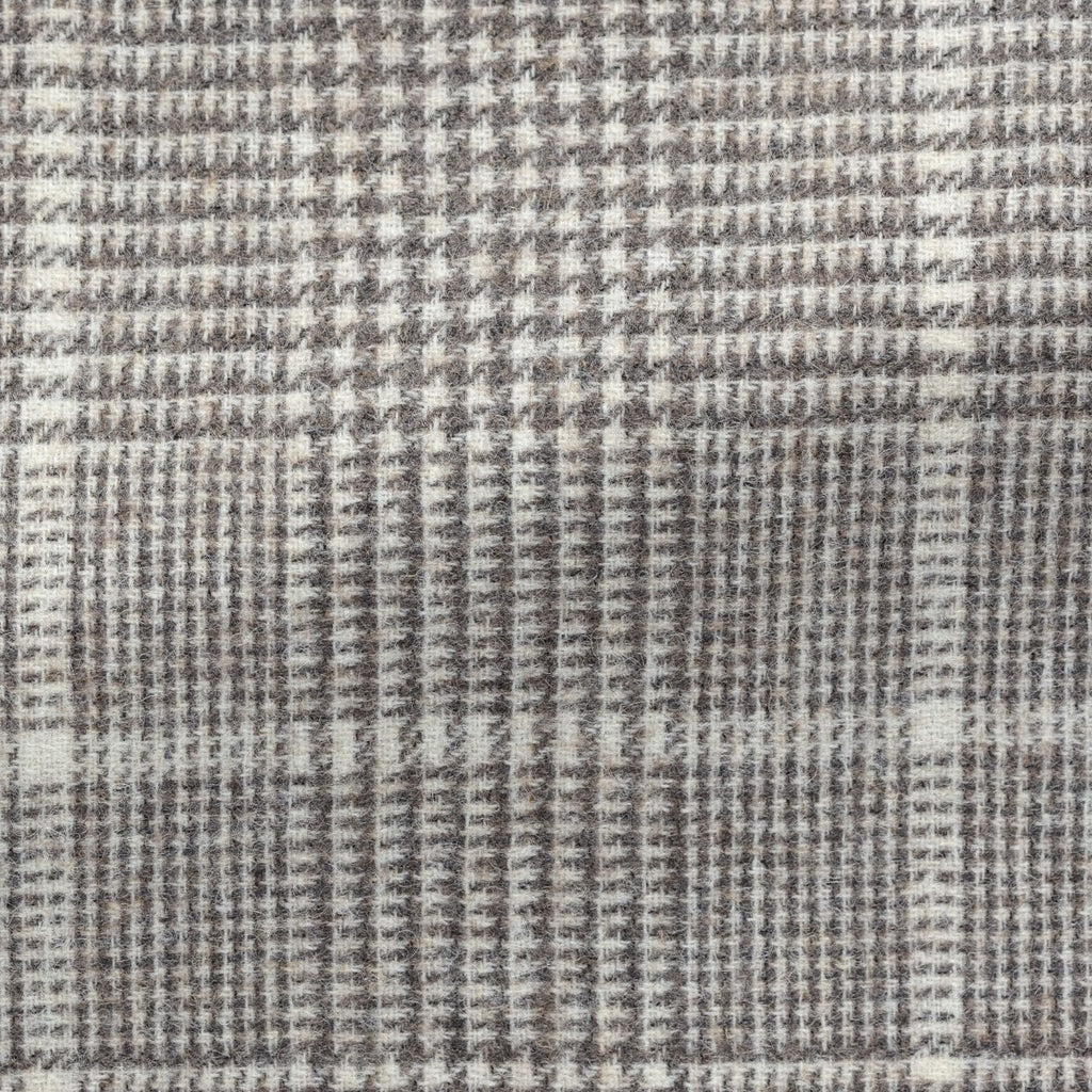 Possencollection-Taupe-Alpaca-Wool-Blend-Glencheck-With-White-WindowpanePC19280gr Fabric