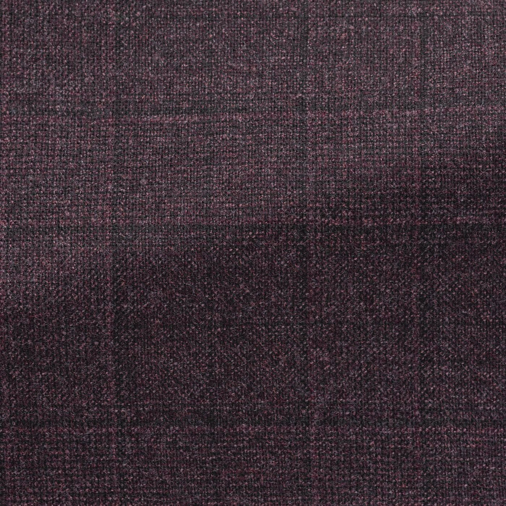 Loro-Piana-Merlot-Natural-Stretch-S120-Wool-GlencheckPC14290gr Fabric