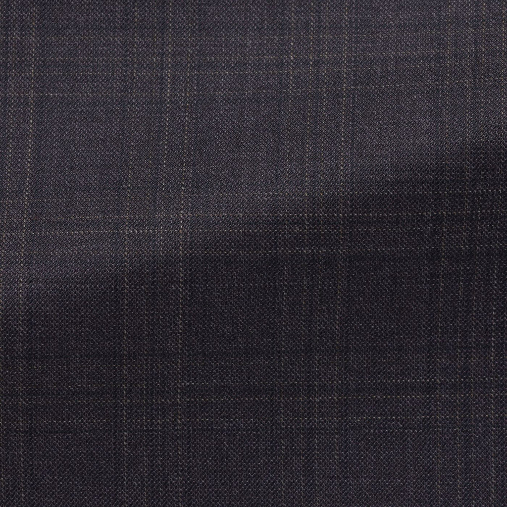 Possencollection-Merlot-S130-Wool-Sharkskin-With-CheckPC09 260gr Fabric