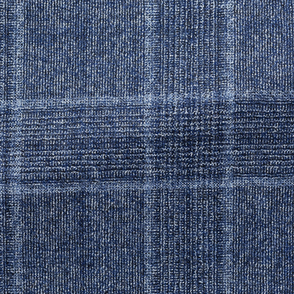 Possencollection-Dark-Blue-Natural-Bi-Stretch-S130-Wool-GlencheckPC09 280gr Fabric