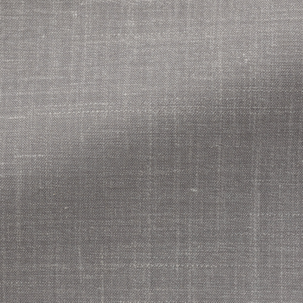 Loro Piana MOVE Light Grey Stretch Wool, Silk & Linen Plain Tropical Weave