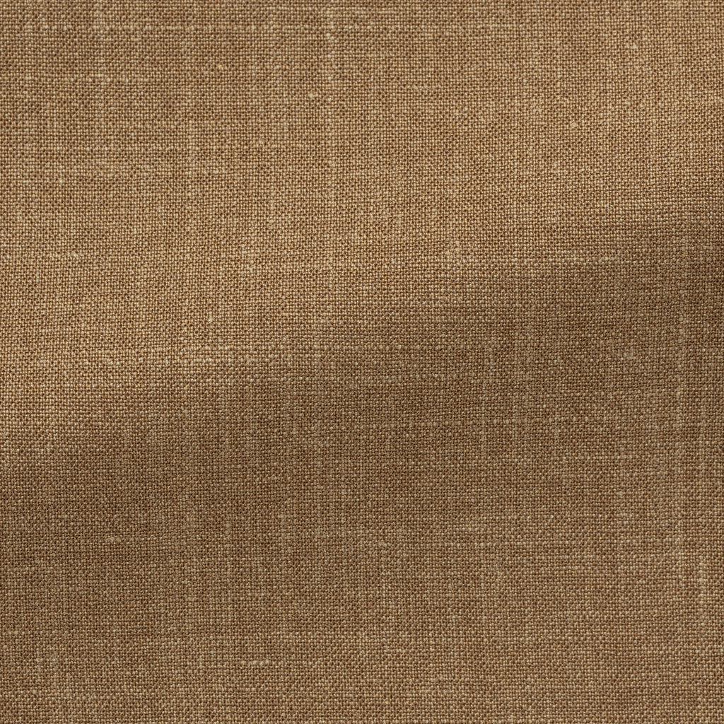 Loro Piana SUMMERTIME Caramel Wool, Silk & Linen Tropical Weave