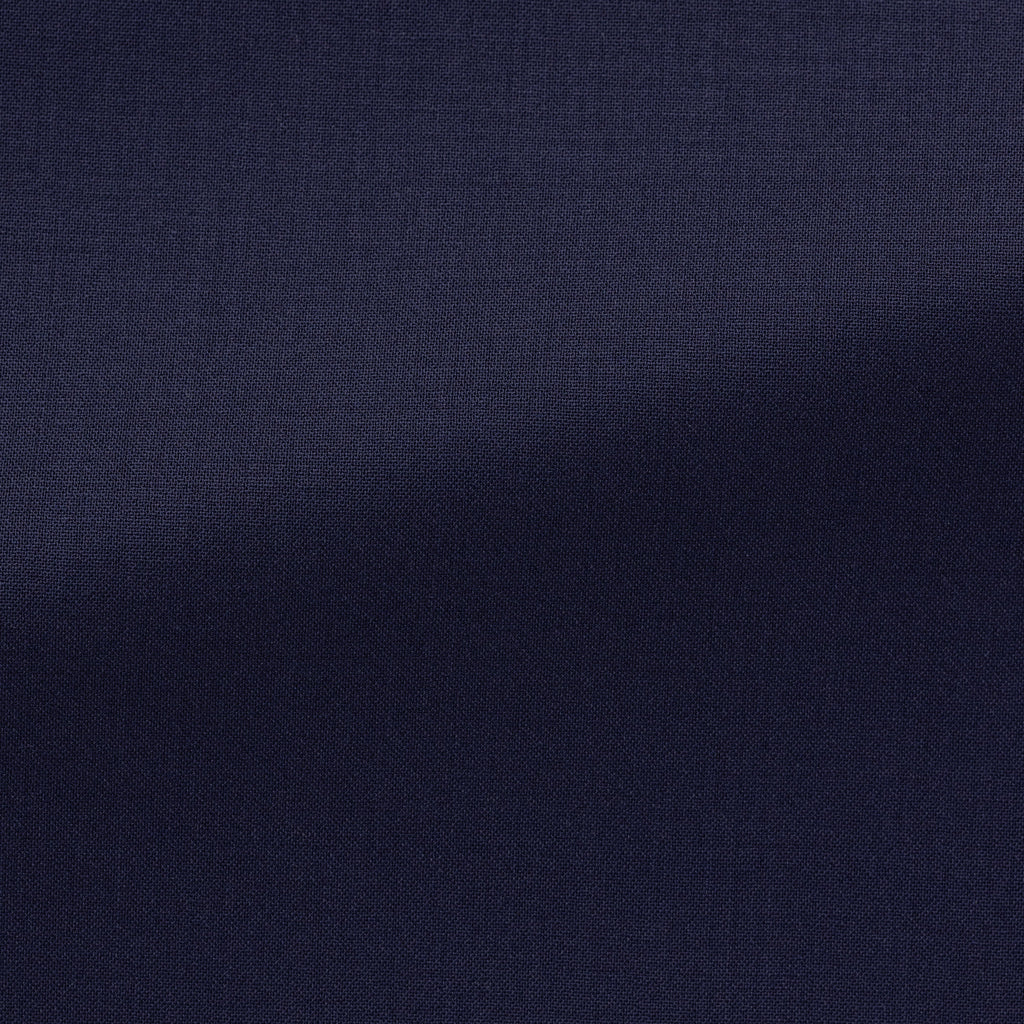 Loro Piana WISH Dark Blue S170 Fine Merino Wool Plain Lightweight Weave