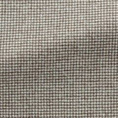 Loro-Piana-Taupe-Ivory-Stretch-Wool-Micro-HoundstoothPC12310gr Fabric