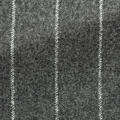 Ferla Charcoal Grey Stretch Alpaca Wool Blend With Ice Grey Stripes Inspiration