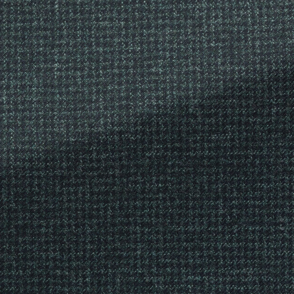 Loro-Piana-Bottle-Green-S120-Natural-Stretchwool-Micro-HoundstoothPC14290gr Fabric