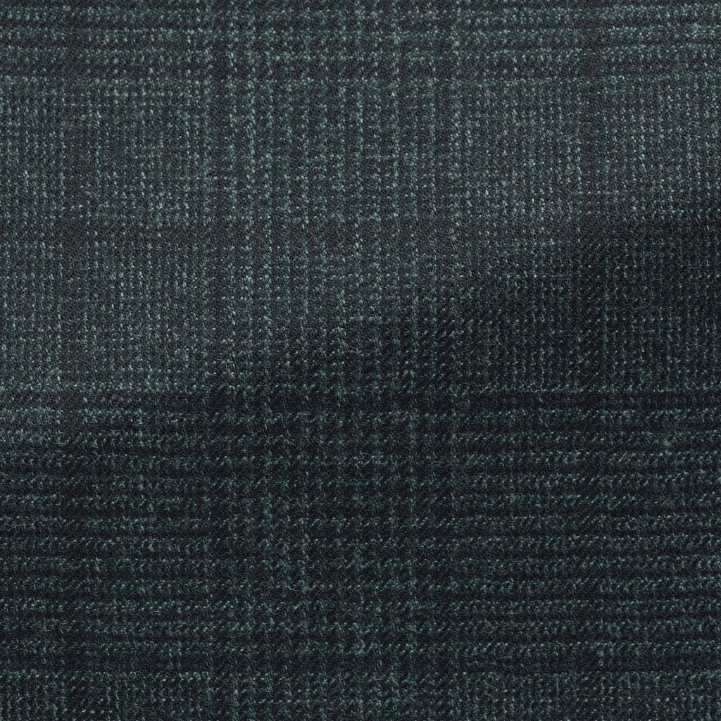 Loro-Piana-Bottle-Green-S120-Natural-Stretch-Wool-GlencheckPC14290gr Fabric