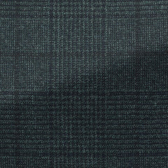 Loro-Piana-Bottle-Green-S120-Natural-Stretch-Wool-GlencheckPC14290gr Fabric