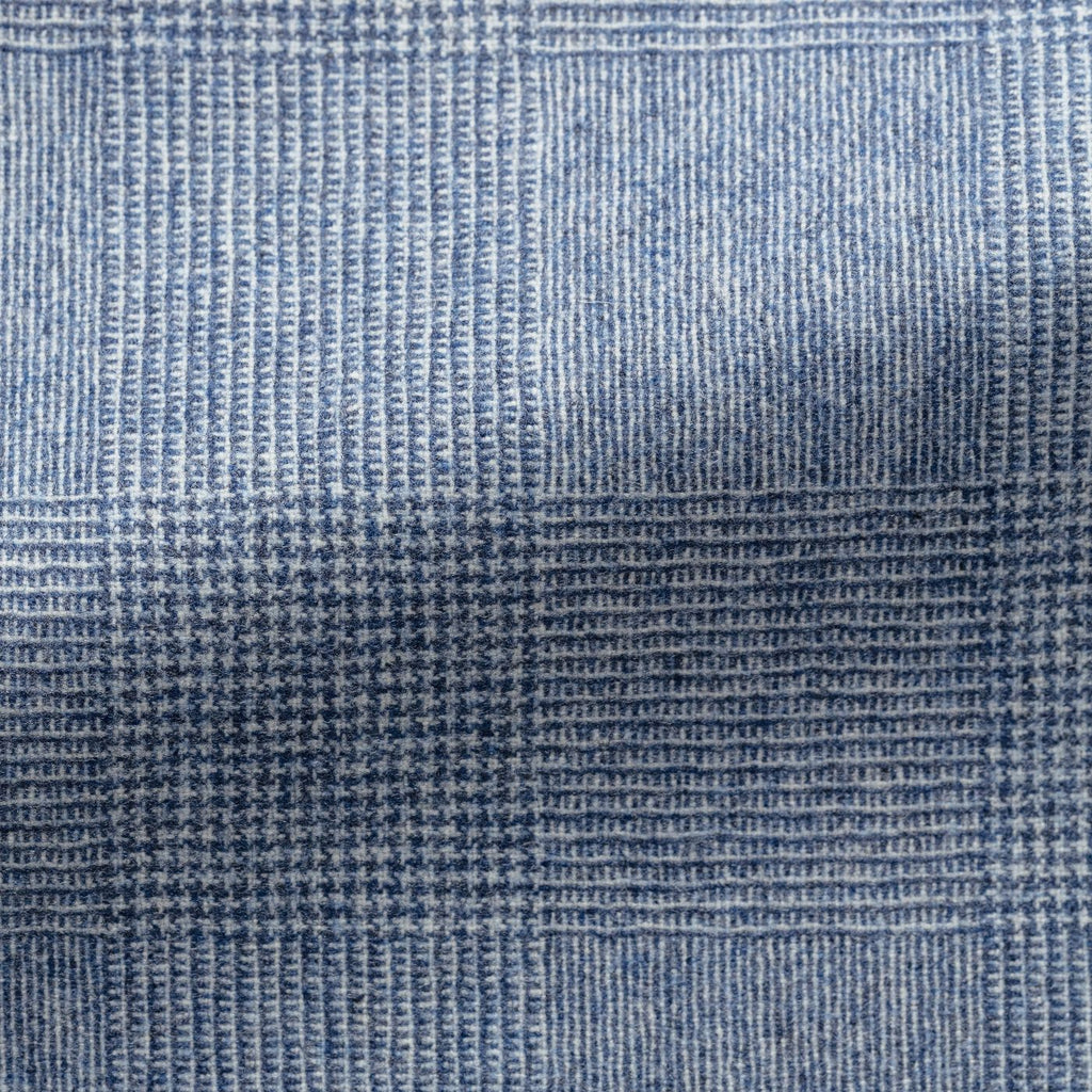 Carlo-Barbera-Royal-Blue-Off-White-Wool-Cashmere-With-GlencheckPC11260gr Fabric