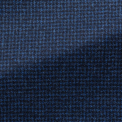 Loro Piana Neapolitan Blue S120 Natural Stretch Wool Houndstooth Inspiration