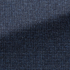 Loro Piana Midnight Stone Blue Stretch Wool Micro Houndstooth Inspiration